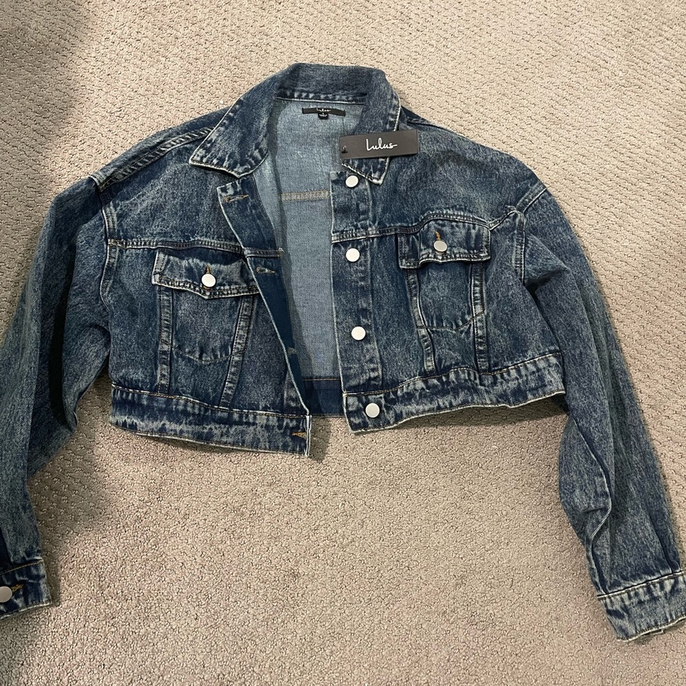 LuLu’s Cropped Jean Jacket